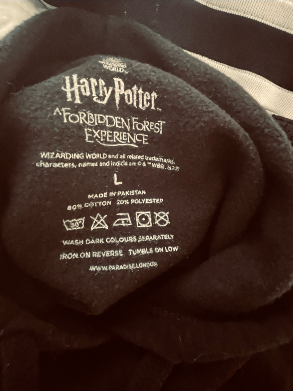 Harry Potter Forbidden Forest Experience Black Kids Crewneck Sweatshirt